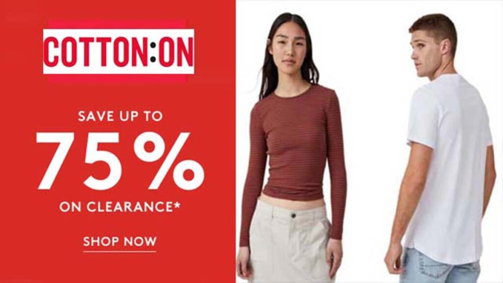 Cotton On Coupon Codes And Discount Codes