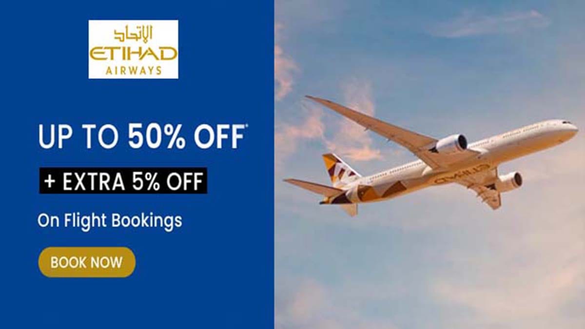 Etihad Airways Discount Code | Up to 20% OFF Flights