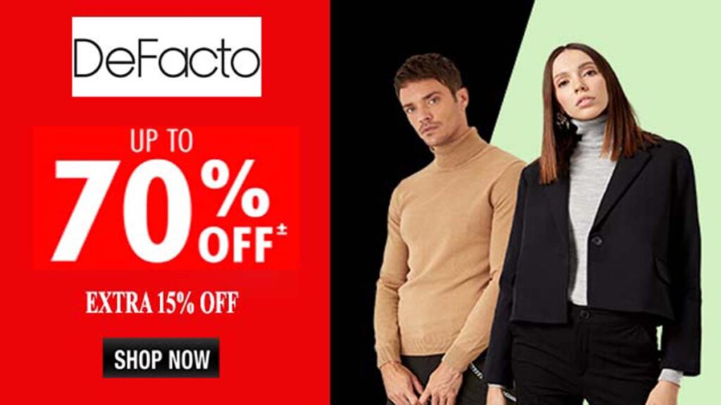 DeFacto Coupon Codes And Discounts
